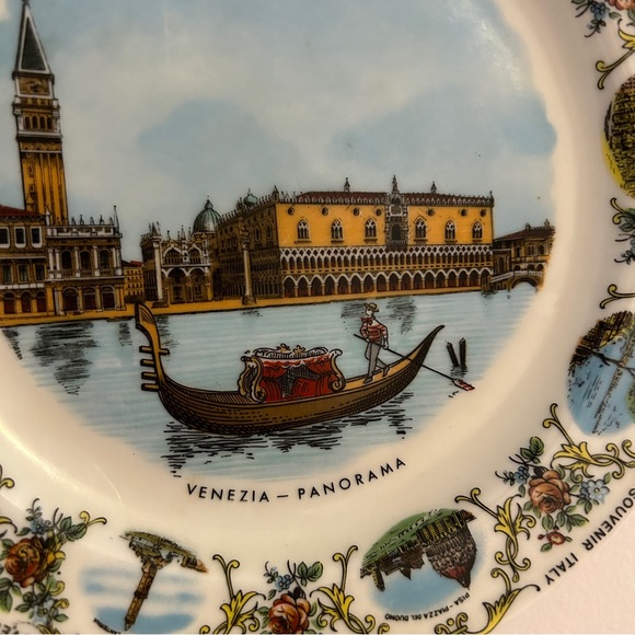Souvenir Italy decor plate - Picture 2 of 5